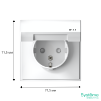 GAL440146 Systeme Electric Schneider Electric ArtGallery цвет белый