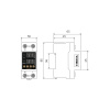 Реле напряжения 1P+N 63А W932P63R Werkel