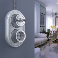 WL19-01-03 Werkel Werkel Retro цвет матовый хром