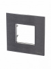 1 постовая рамка нержавеющая сталь ABB Zenit 2CLA227100N4001