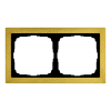 Рамка 2-пост Systeme Electric ArtGallery Pure металл ЗОЛОТО GAL312402