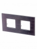 2 постовая рамка венге дерево ABB Zenit 2CLA227200N2101