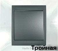 Рамка 3-пост горизонт.металл Нордик Schneider Unica MGU66.006.292