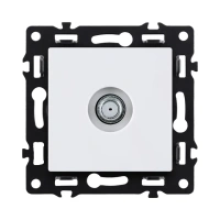 Розетка TV, белый бархат Brionilux серия G (GP020WH)