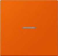 Выключатель одноклавишный с подсветкой Jung orange vif 501U+90+LC990KO54320S