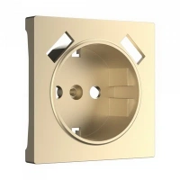 Розетка 220в с usb 2 порта тип А 2100 mA шампань Werkel W1171501 + W1179511