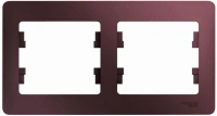 Рамка 2-постовая горизонтальная Systeme Electric Glossa, баклажановый GSL001102