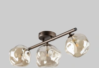 Потолочный светильник со стеклянными плафонами TK Lighting 11035 Lava Brown