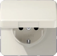 Розетка с крышкой Jung CD500 CD1520BFKL