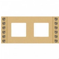 Рамка 2-пост Sand Fede Crystal De Luxe FD01262OR
