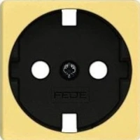 Розетка с шторками 2к | 3 16А 250 Fede FD16523 | FD04314OB-M | FD16-BAST