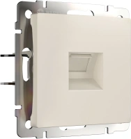 Розетка Ethernet RJ-45 айвори матовый Werkel Встраиваемые механизмы айвори матовые W1181062