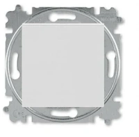 Выключатель 1-клав. ABB Levit серый - белый 2CHH590145A6016