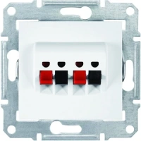 Розетка аудио двойная Schneider Sedna SDN5400121