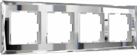 Рамка из стекла на 4 поста Diamant зеркальный Werkel Diamant зеркальный W0041220