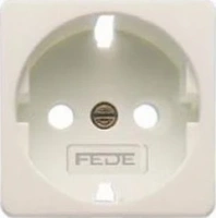Розетка с шторками 2к | 3 16А 250 Fede FD16523 | FD16731 | FD16-BAST