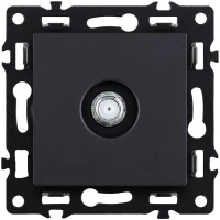 Розетка TV, черный Kollinger Asthetik AS-020BK