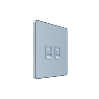 Розетка информационная С/У RJ-45 кат.5e 2-я, Стальное небо Systeme Electric Infinity (FSE001185)