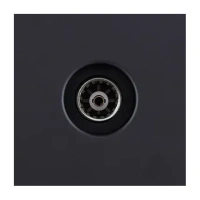 Накладка розетки SAT, Черный бархат Brionilux серия G Plast (GPN021BK)