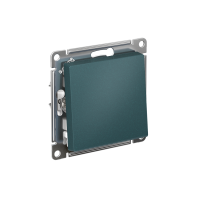 Перекрестный переключател 1-клавишный Systeme Electric AtlasDesign, сх.7, 10АХ, мех., быстрозажим. клем., ИЗУМРУД ATN000871S