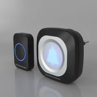 Звонок беспроводной WL 36M IP44 Черный Elektrostandard DBQ25M