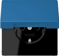 Розетка с крышкой Jung bleu céruléen 31 LC1520KIKL32030