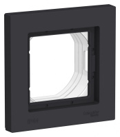 Рамка 1-постовая IP44, Systeme Electric AtlasDesign карбон ATN441001