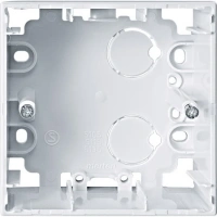 Коробка для накладного монтажа одноместная активная белая M Elegance Merten MTN510525 Schneider Electric