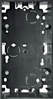Коробка для накладного монтажа двухместная антрацит M Elegance Merten MTN510614 Schneider Electric