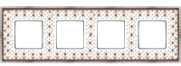 Рамка 4-пост фарфор Fede New Belle Epoque porcelain FD01474MACB