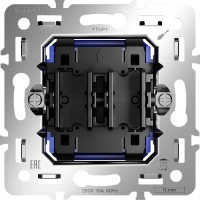Механизм выключателя двухклавишного 10А Voltum (VLS0201M)