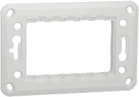 Суппорт Schneider Electric Unica Modular Zamak на 3 модуля NU7103