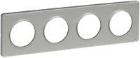 Рамка 4-постовая H/V71 Odace Schneider Electric, алюминий S53P808