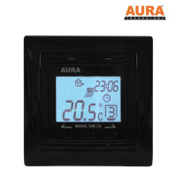 Терморегулятор AURA LTC 090 чёрный (CN1910)