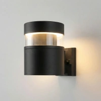 Уличный настенный светильник 1530 TECHNO LED 3000K чёрный Elektrostandard 1530 TECHNO LED черный