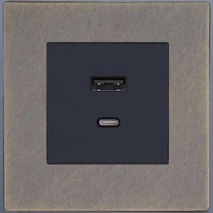 Розетка USB/C внутр. монтажа Bilbao (антик) Salvador STYLE SJAN66A6A12