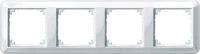 Четырехместная рамка белая M Trend Merten MTN4040-1219 Schneider Electric