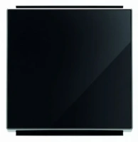 Выключатель 1-клав. стекло черное ABB Sky Niessen 2CLA810100A1001|2CLA850100A2501