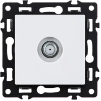 Розетка TV, белый бархат Brionilux серия G Plast (GP020WH)