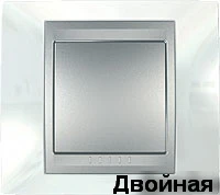 Рамка 2-пост горизонт. металл Нордик Schneider Unica MGU66.004.092