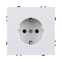 Розетка штепсельная SCHUKO 16A/250 В, белый глянцевый Kollinger Eclipse EC-014WG