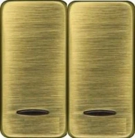 Выключатель двухклавишный с подсв.10А Fede FD04313PBx2 | FD16039-1x2 | FD16505x2 | FD16-BAST