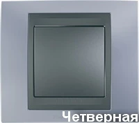 Рамка 4-пост горизонт.металл Берилл Schneider Unica MGU66.008.298