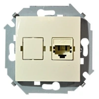 Розетка компьютерная RJ45 Simon 15 1591598-031