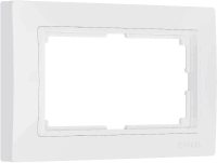 Рамка из пластика для двойной розетки Snabb Basic белый Werkel Snabb basic белый W0082001