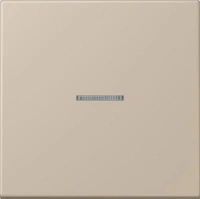 Выключатель одноклавишный с подсветкой Jung ombre naturelle claire 501U+90+LC990KO532142