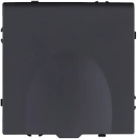 Розетка штепсельная  16A/250 В с крышкой и шторкой, черный бархат Brionilux серия Z (ZG015BK)