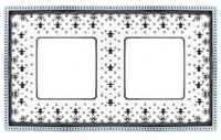 Рамка 2-пост фарфор Fede New Belle Epoque porcelain FD01472NECB