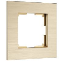 Рамка из металла на 1 пост АluMax шампань Werkel AluMax шампань W0013511