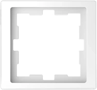 Рамка 1-постовая Merten D-Life Schneider Electric белый лотос MTN4010-6535